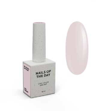 Gel Polish Latte 069 NAILSOFTHEDAY, esmalte semipermanente beige cremoso, 10 ml