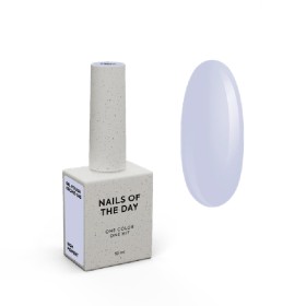 Gel Polish Orchid 065 NAILSOFTHEDAY, esmalte semipermanente lila apagado, 10 ml