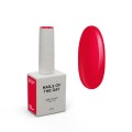 Gel Polish Red 125 NAILSOFTHEDAY, esmalte semipermanente rojo clásico, 10 ml