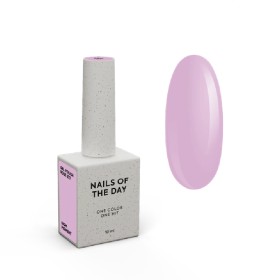 Gel Polish Rose 277 NAILSOFTHEDAY, esmalte semipermanente rosa empolvado, 10 ml