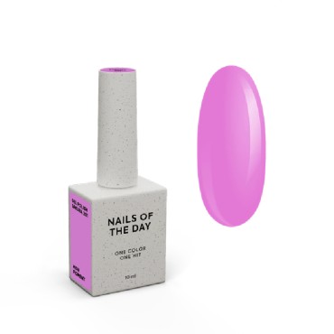 Gel Polish Sakura 201 NAILSOFTHEDAY, esmalte semipermanente violeta, 10 ml