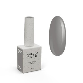 Gel Polish Shadow 029 NAILSOFTHEDAY, esmalte semipermanente gris, 10 ml