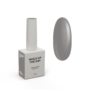 Gel Polish Shadow 029 NAILSOFTHEDAY, esmalte semipermanente gris, 10 ml