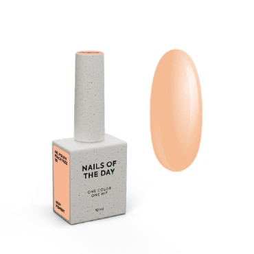 Gel Polish Peach Fuzz 181 NAILSOFTHEDAY, esmalte semipermanente melocotón, 10 ml