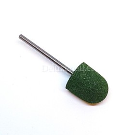Fresa pulidora de silicona verde H336v, grano duro, RoyalBeauty