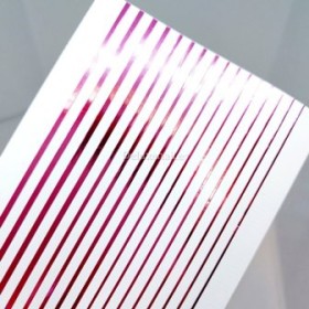 Pegatina adhesiva cinta, Rosa metalizada