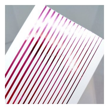 Pegatina adhesiva cinta, Rosa metalizada