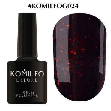 Esmalte Permanente Komilfo G024 (Negro), 8 ml