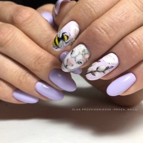 Esmalte Permanente Komilfo D186, Violeta muy claro, 8 ml