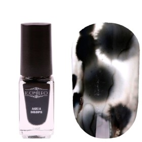 Pintura Acuarela líquida Komilfo Nº001, Negro, 5 ml