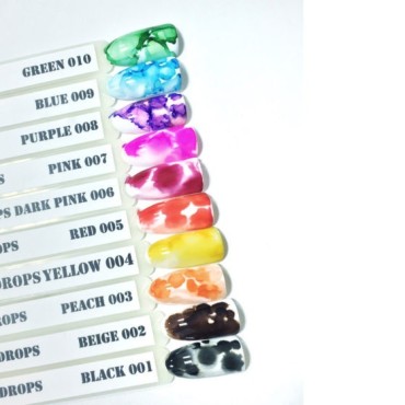 Pintura Acuarela líquida Komilfo Nº001, Negro, 5 ml