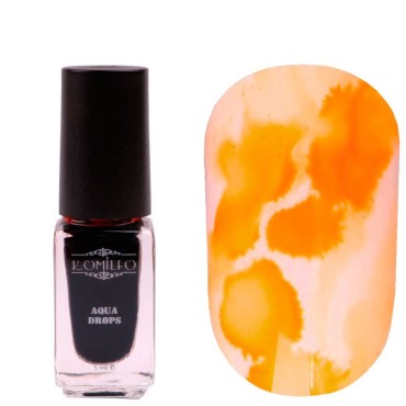 Pintura Acuarela líquida Komilfo Nº003, Naranja, 5 ml