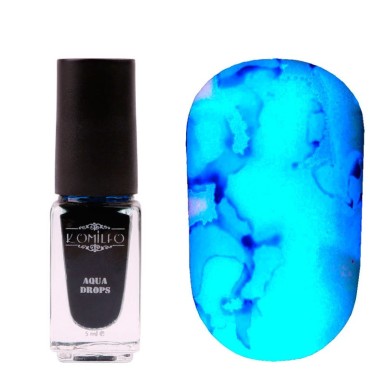 Pintura Acuarela líquida Komilfo Nº009, Azul, 5 ml