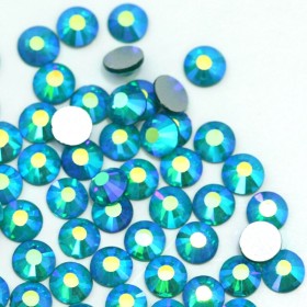 Cristales Komilfo, Blue zircon AB, SS 4, 100 uds