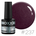 Esmalte Permanente Oxxi 237 (Púrpura oscuro micro brillo), 10 ml.