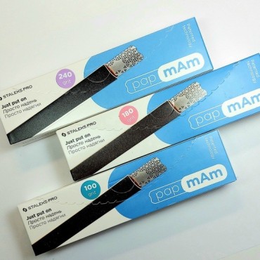 DFCE-22-100 - Limas fundas desechables papmAm Staleks Expert, 100 Gr., 50 uds