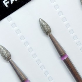 Kit de 6 fresas Rojas Bala, Ø2.3 mm, FA40R023/5, grano suave, Staleks