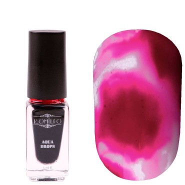 Pintura Acuarela líquida Komilfo Nº006, Rosa Fucsia, 5 ml