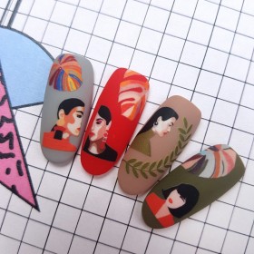 Pegatina al agua CW 3