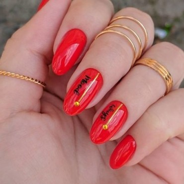 Esmalte Permanente Komilfo D082, Rojo clásico, 8 ml