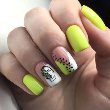 Esmalte Permanente Komilfo D262, Amarillo lima neón, 8 ml