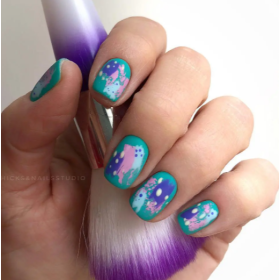 Esmalte Permanente Komilfo D149, Verde turquesa, 8 ml