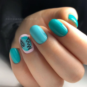 Esmalte Permanente Komilfo D149, Verde turquesa, 8 ml