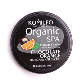 Vela para masaje Komilfo, Chocolate, 30 gr
