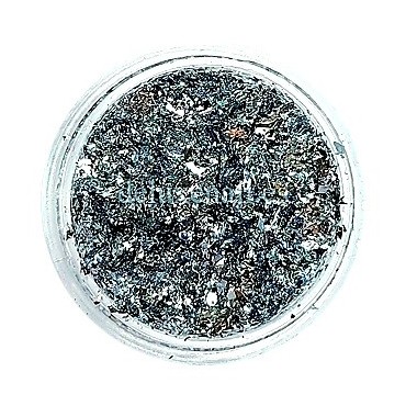 Glitter metallic flakes - copos Yuki 801 (plata)