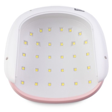 LED/UV Lámpara Sun 4S Original, 48 W, Blanco/Rosa