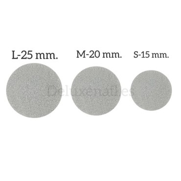 PDFB-20 (M-Ø20 mm) Pack de discos - esponjas pulidores adhesivos desechables Staleks, 25 uds