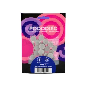 PDFB-15 (S-Ø15 mm) Pack de discos - esponjas pulidores adhesivos desechables Staleks, 25 uds