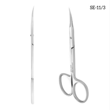 SE-11/3 - Tijeras para cutícula para Zurdos Staleks Expert, 23 mm