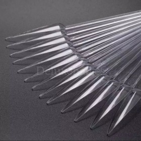 Paleta muestrario con aro, Stiletto, Transparente, 50 Uds.