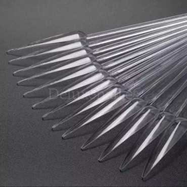 Paleta muestrario con aro, Stiletto, Transparente, 50 Uds.