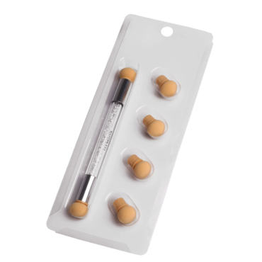 Pincel Esponja para diseños degradados Komilfo AirBrush (pincel+4 esponjas)