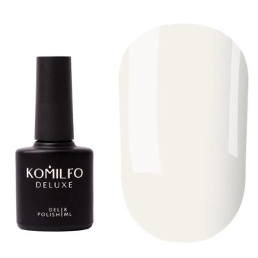 Top sin pegajosidad Komilfo Milky White, 8 ml