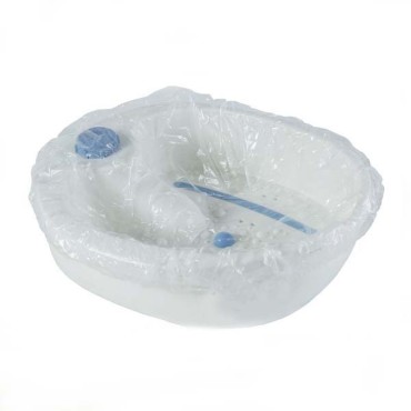 Fundas desechables con goma para bañera de pedicura Panni, Rosa, 100 Uds.