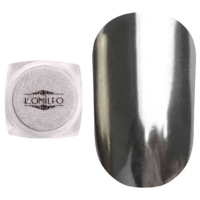 copy of Mirror Chrome Powder NAILS WORLD-175 plata