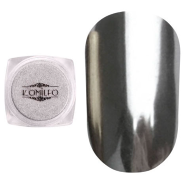 Mirror Powder Komilfo Nº001, Plata, 5 gr