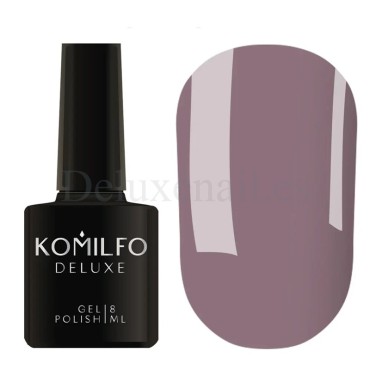 Esmalte Permanente Komilfo D065, Lila grisáceo oscuro, 8 ml