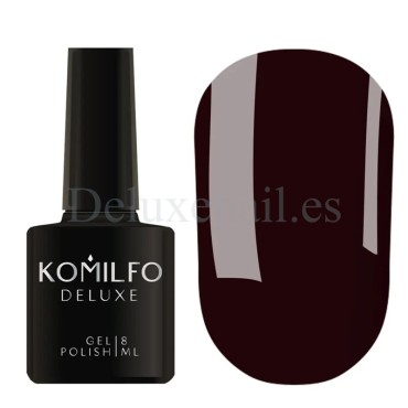 Esmalte Permanente Komilfo D300, Burdeos muy oscuro, 8 ml