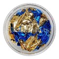 Foil Pan de Color Mixto Oro-Azul